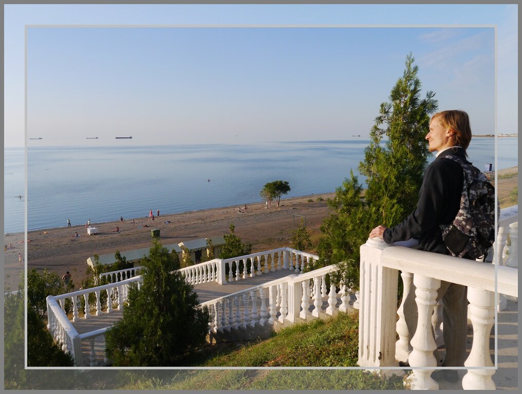 Набережная Ейска в сентябре