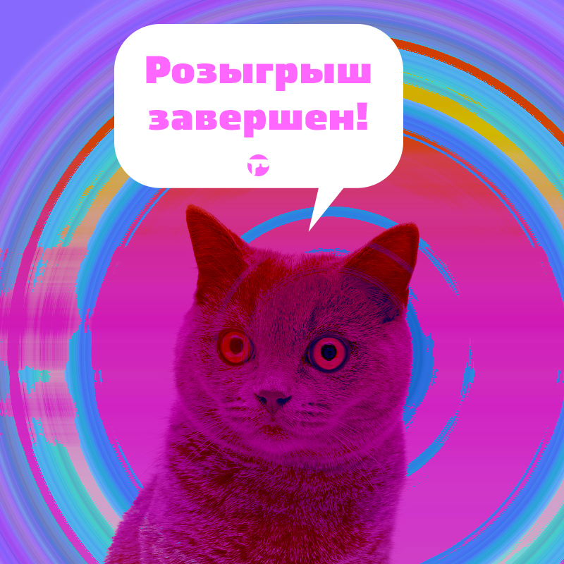 Розыгрыш завершен!