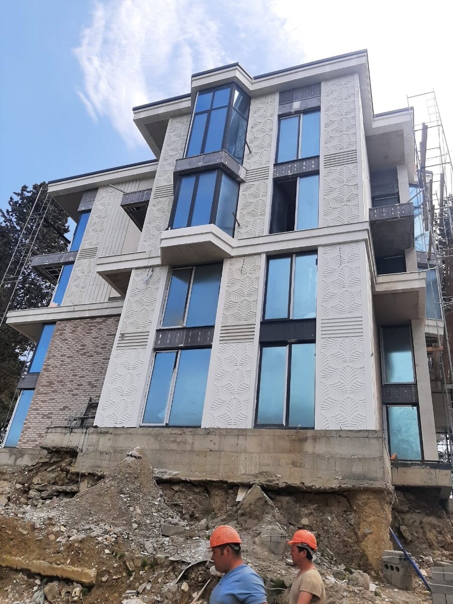 Фасады из фибробетона 