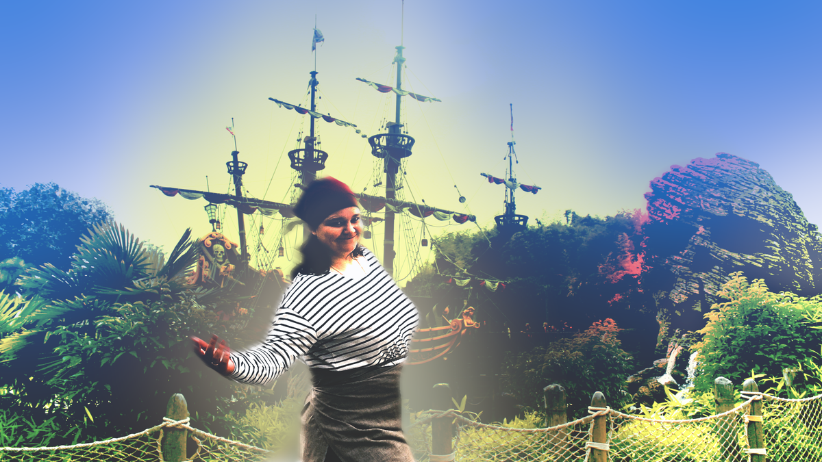 Зона Adventureland - бухта Pirate's bay