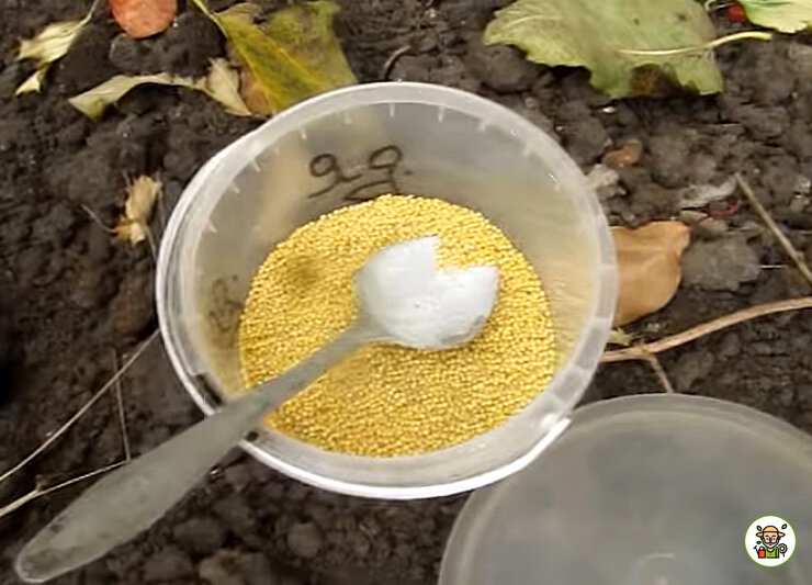 Приготовленная смесь от хруща