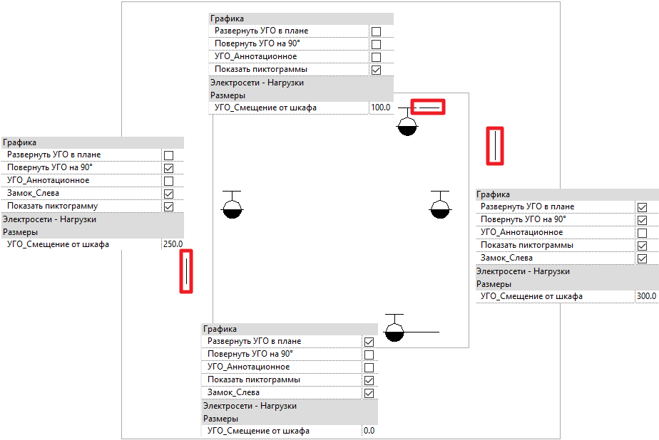 Обозначение пожарного шкафа на чертеже