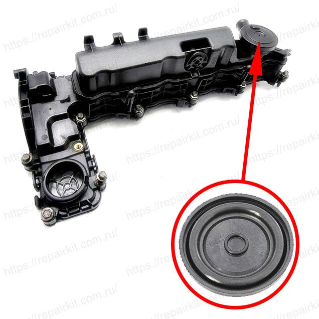 Мембрана клапанной крышки Citroen, Peugeot 2.0 HDI and Ford 2.0 TDCI 9806147980