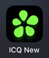 Иконка приложения ICQ New. Скриншот автора канала