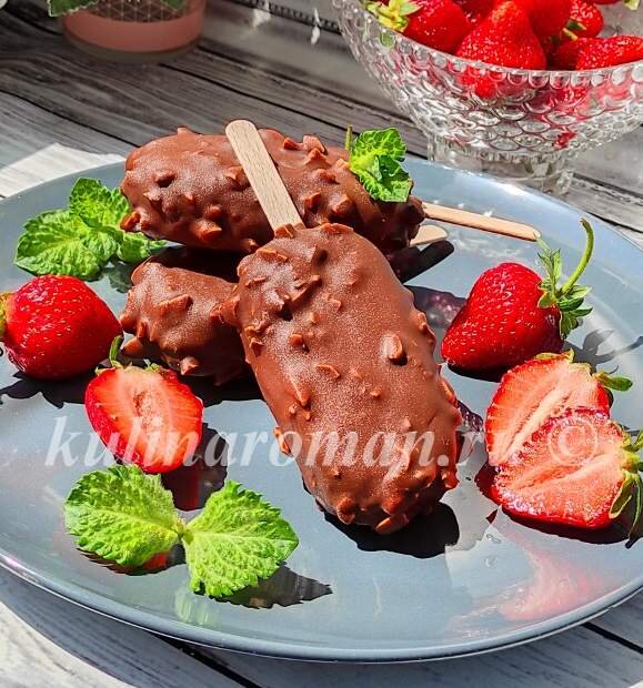 Домашнее мороженое из сливок и сгущенки