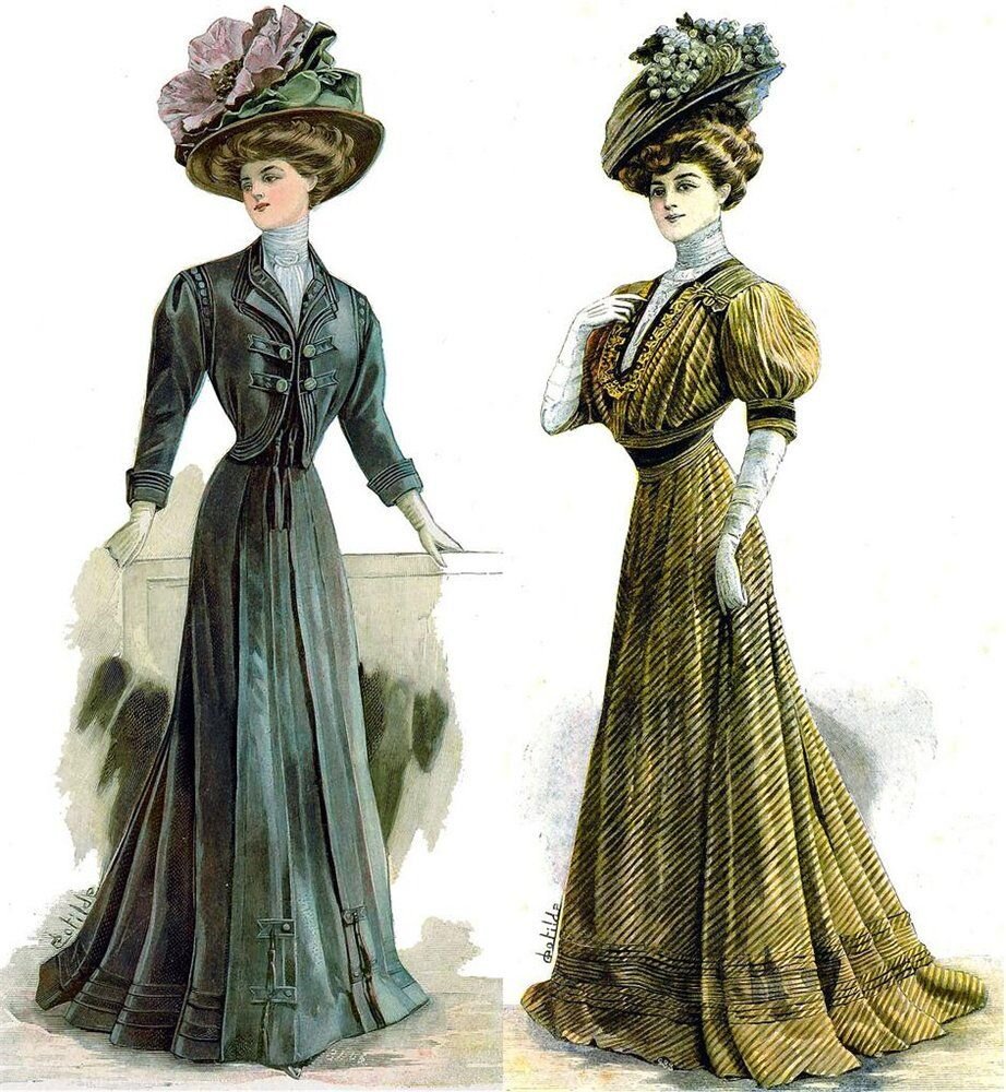 Одежда конца 19 века в россии