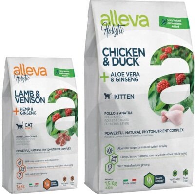 Корма Alleva на рынке существуют много лет. Представьте только: бренду Diusa Pet уже более 120 лет! Лучшие заводчики и ветеринары Европы объединились в едином стремлении создать максимально полезный продукт, который будет отвечать физиологическим потребностям кошек и собак.