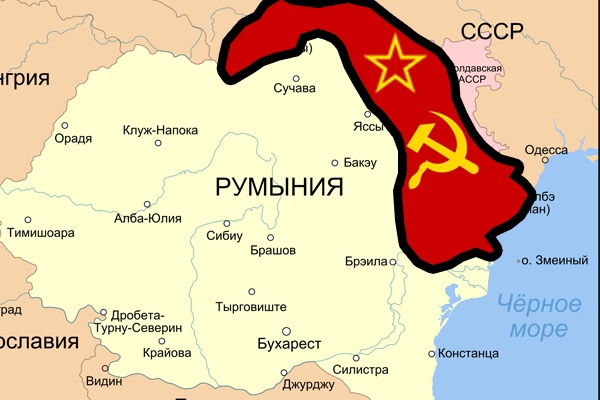 Карта румынии до 1940 года