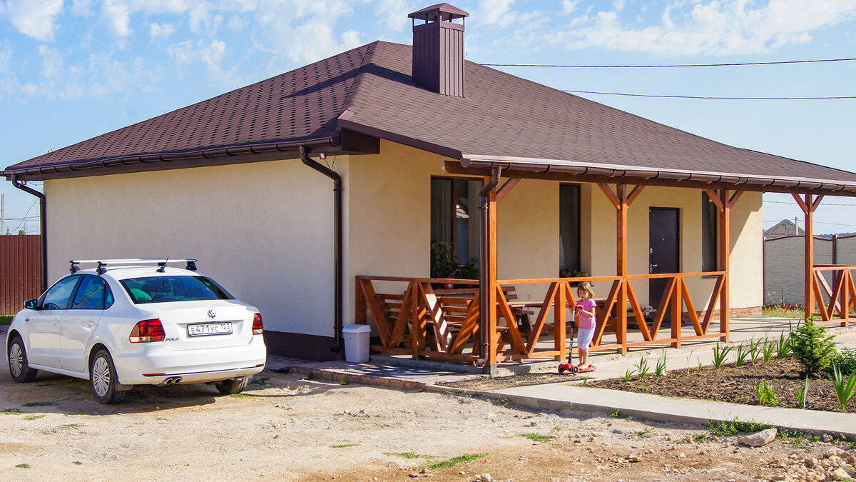 Наш одноэтажный дом в Крыму