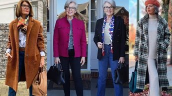 Стильные что носят известные блогеры Инстаграма, образы для зрелых женщин.
