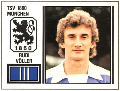 «Мюнхен 1860» (1980–1982). 70 игры, 46 голов. Продолжение большого пути после пяти сезонов (1975–1980) в молодежной и основной командах «Киккерс» (Оффенбах) (74 игры, 19 голов). Фото из открытых источников в Интернете