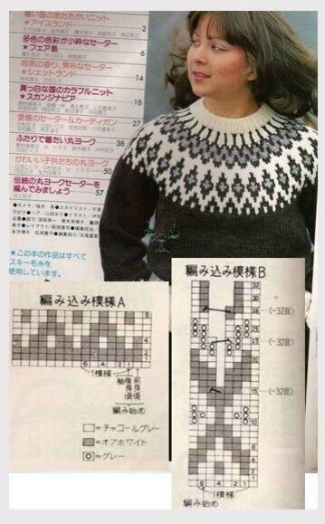 схема узора для лопапейсы