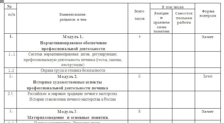 Скрин программы с теоретическим блоком