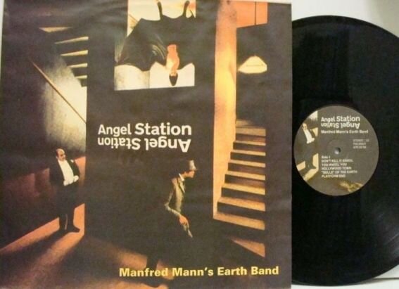 Российский выпуск альбома Manfred Mann’s Earth Band «Angel Station», 1979 г., совместное производство двух лейблов - Santa Records и Антроп, 1994 г.