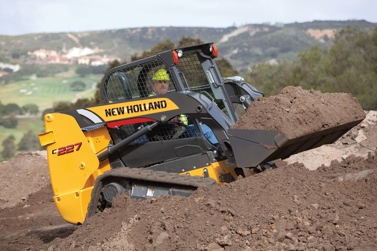 Гусеничный мини-погрузчик