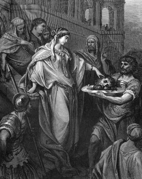 Гюстав Доре. Дочь Иродиады получает голову святого Иоанна Крестителя.