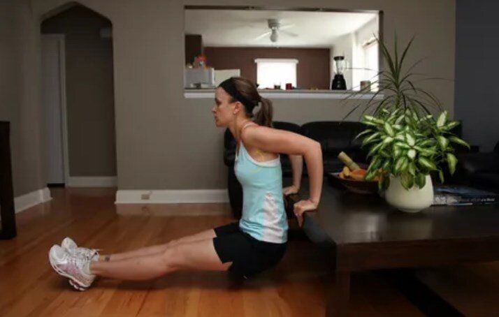 Отжимание. Упор сзади