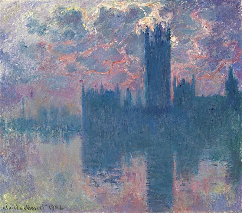 Клод Моне, Парламент, заход солнца