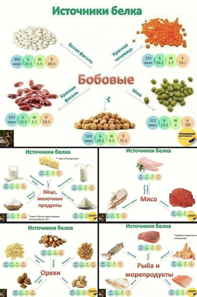 Ешьте продукты с большим содержанием белка.