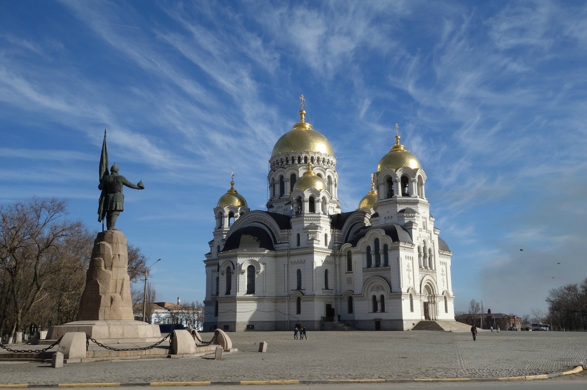 Новочеркасск собор Вознесения ночью