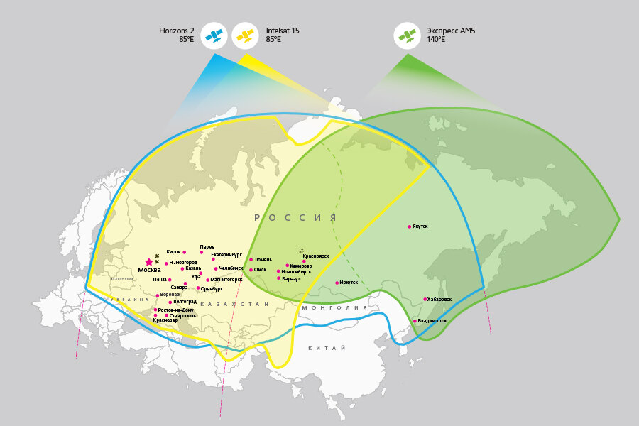 Спутниковое местоположение. Карта покрытия Триколор Сибирь. Карта спутников. Карта охвата спутников ТВ. Карта покрытия спутников.