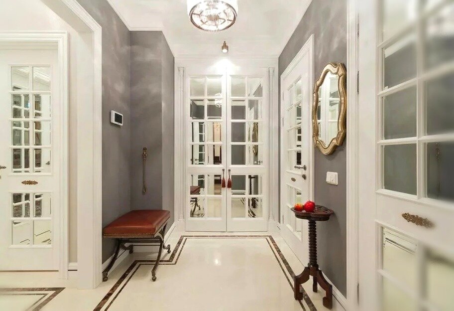 Межкомнатные двери белого цвета | Источник фото: archrevue.ru