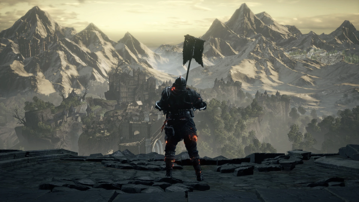 Вид на поселение нежити