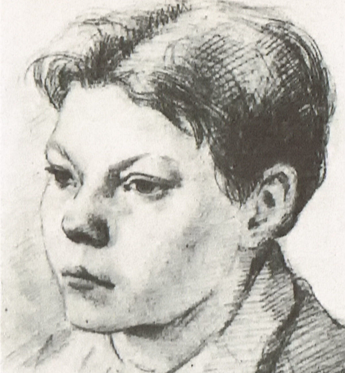 Фельдшер Эрика Гайле, январь 1942 года. Автор: Гундега Петровна Зариня 