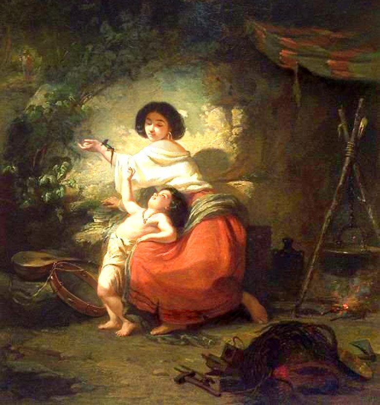 Айвазовский Цыганка с бубном