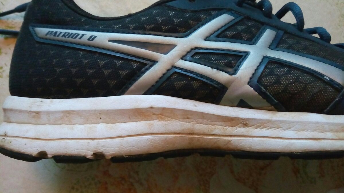 кроссовки после стирки в стиральной машинке (фото автора)