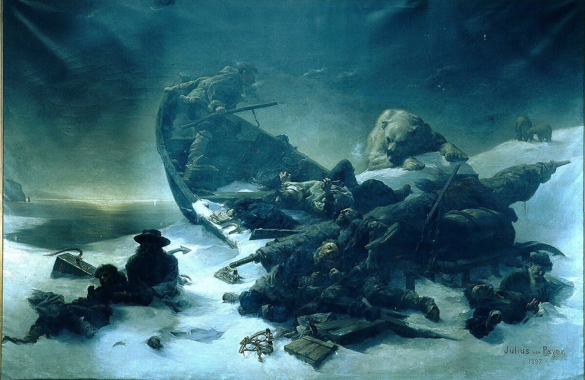 В условиях арктической ночи человечиной питались не только  дикие звери...