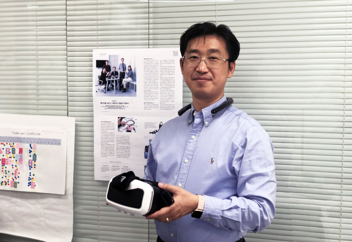 Основатель и генеральный директор Ким Ён Кук (Пак Га Ёнг / The Korea Herald)
