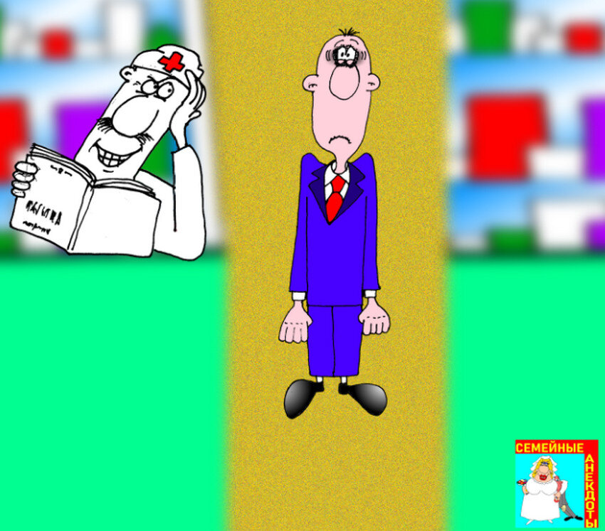 Карикатура-работа автора канала