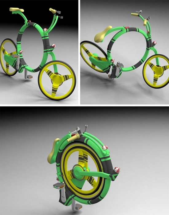 Locust Flexible Folding Bicycle.