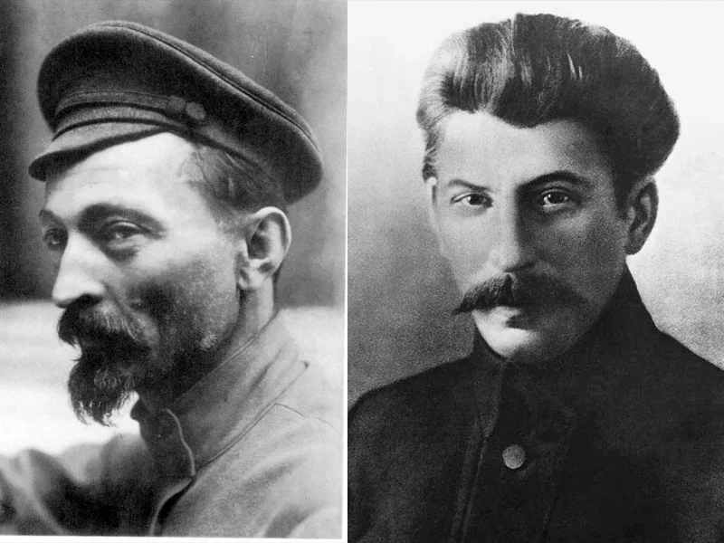 Ф.Дзержинский и И.Сталин