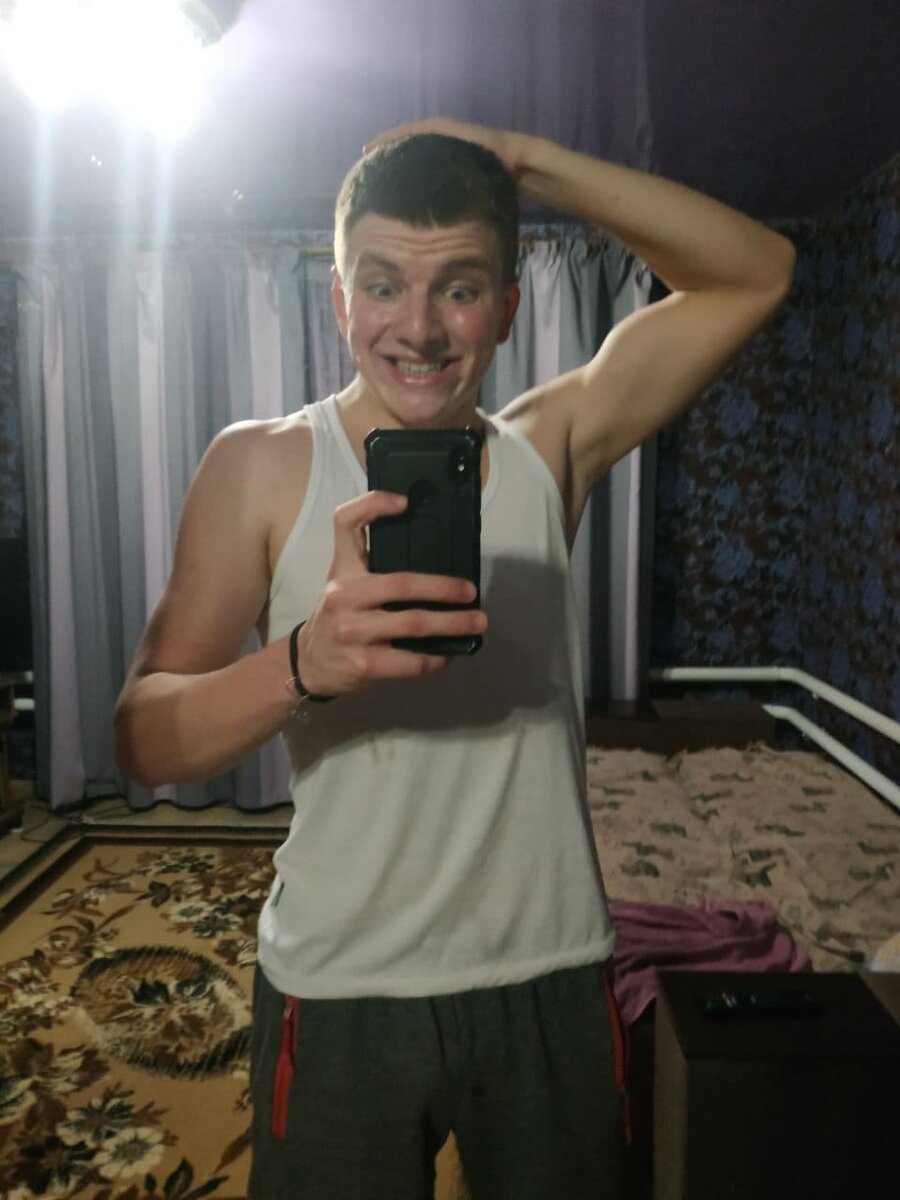 Морда после первой тренировки)