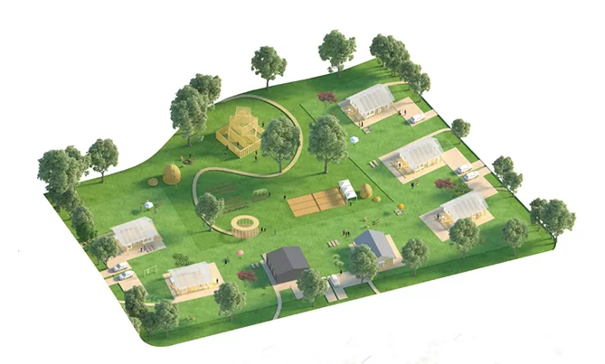 Квартал станет основной структурной единицей создаваемого поселок-сада, таким своего рода «кирпичиком», из которых и будет возведён наш проект.