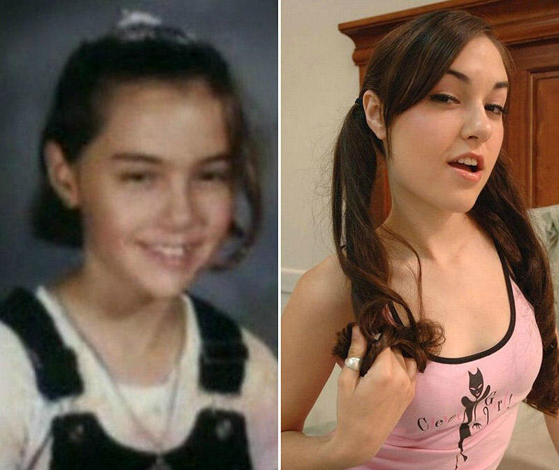 Саша Грей была такой милой девочкой, а когда выросла и стала сниматься в порно.