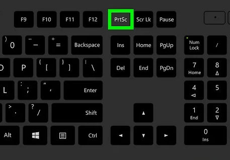 Расположение клавиши Print screen