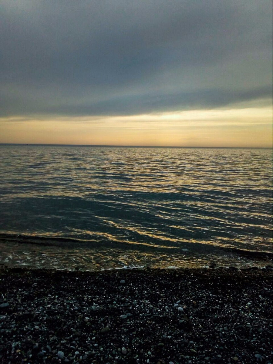 Чёрное море в Адлерском р-не