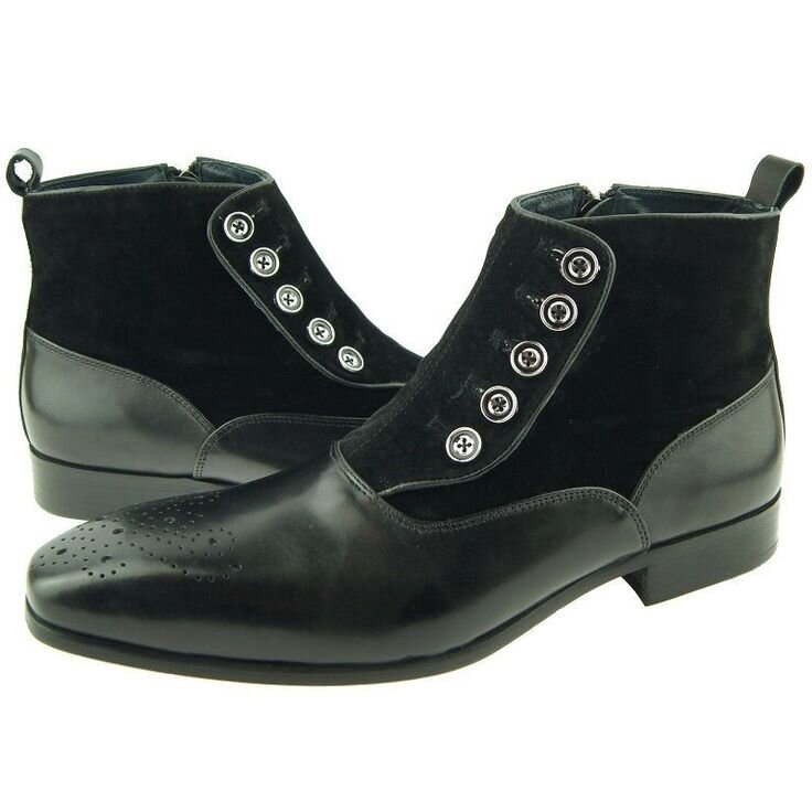 Мужские ботинки на пуговицах             Источник : yandex.ru/images