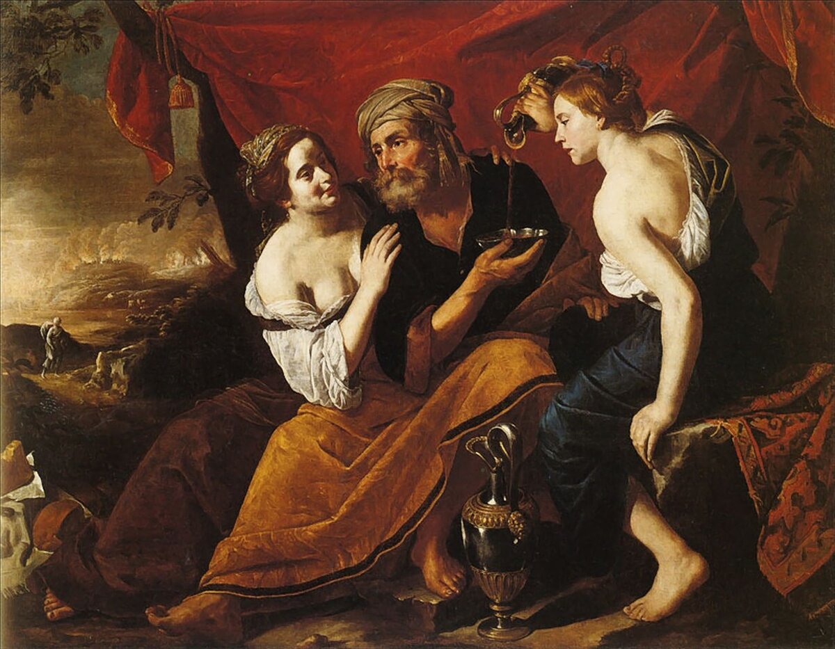 «Лот и его дочери» кисти Хендрика де Сомера (1645 год) 