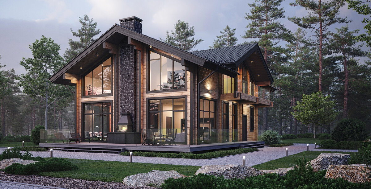 «Коттедж Флавиан» Проект дома - М-397