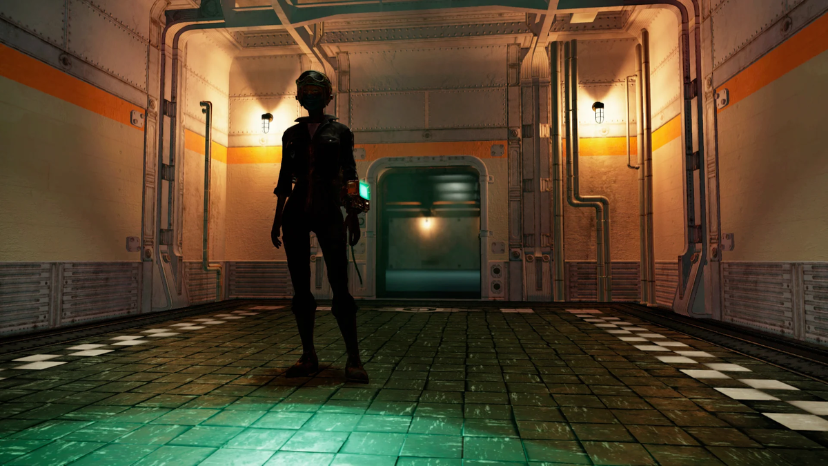 Подсобное помещение убежища - вид от входа