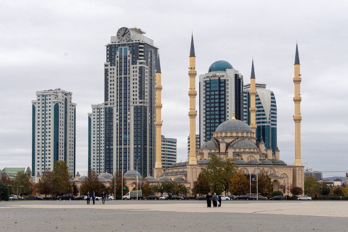 Мечеть сердце Чечни и Грозный Сити