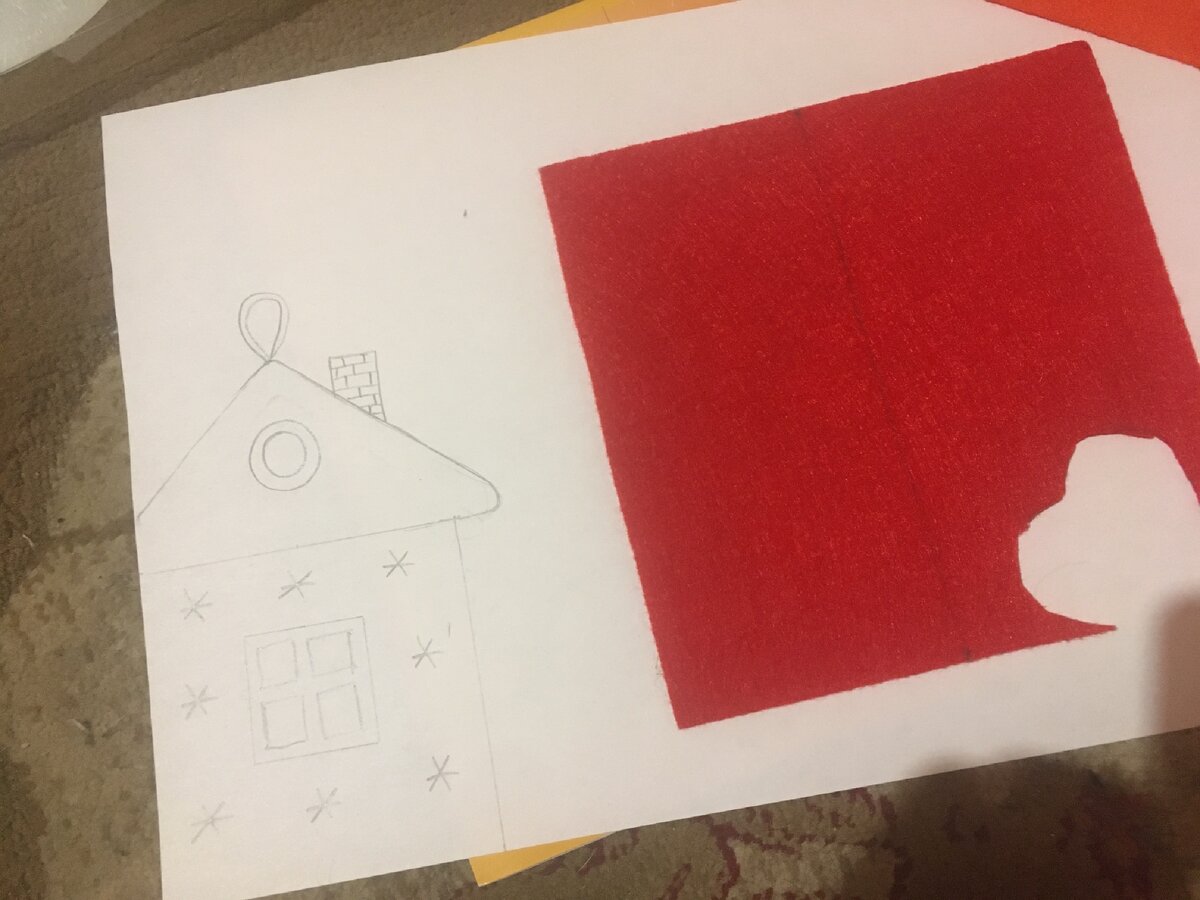 Макет домика