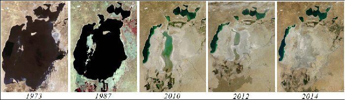 Какое было аральское море до высыхания