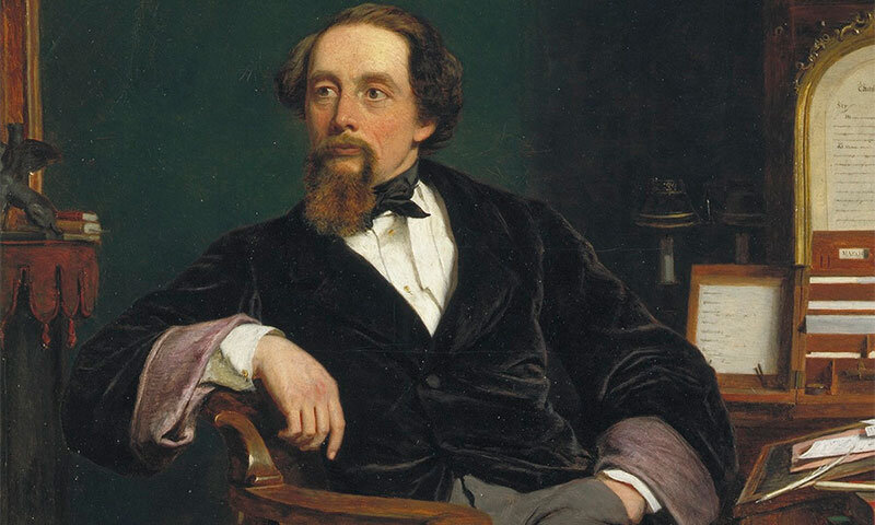 Портрет Чарльза Диккенса