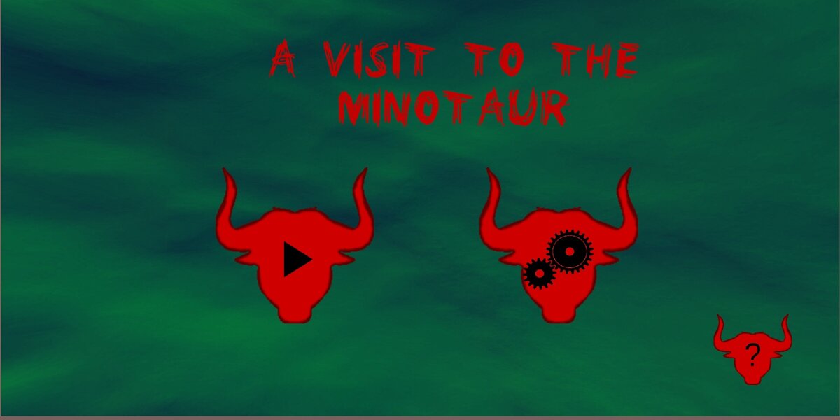 Скриншот из игры "У минотавра" (Меню)