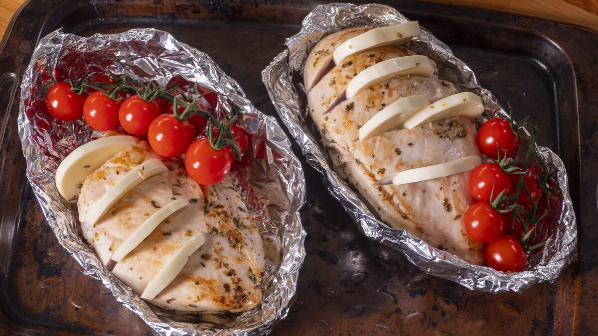 Куриная грудка с сыром